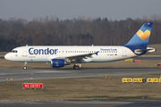 Condor Berlin Airbus A320-212 (D-AICF) at  Hamburg - Fuhlsbuettel (Helmut Schmidt), Germany