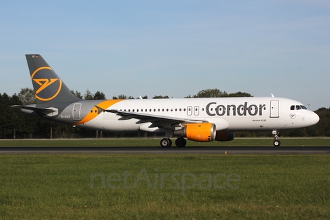 Condor Airbus A320-212 (D-AICF) at  Hamburg - Fuhlsbuettel (Helmut Schmidt), Germany