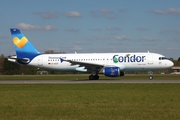 Condor Airbus A320-212 (D-AICF) at  Hamburg - Fuhlsbuettel (Helmut Schmidt), Germany