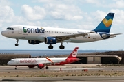 Condor Airbus A320-212 (D-AICF) at  Gran Canaria, Spain