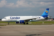 Condor Berlin Airbus A320-212 (D-AICF) at  Hamburg - Fuhlsbuettel (Helmut Schmidt), Germany