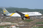 Condor Airbus A320-212 (D-AICI) at  La Palma (Santa Cruz de La Palma), Spain