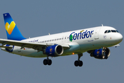 Condor Airbus A320-212 (D-AICJ) at  Hamburg - Fuhlsbuettel (Helmut Schmidt), Germany