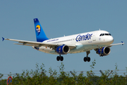 Condor Berlin Airbus A320-212 (D-AICL) at  Hamburg - Fuhlsbuettel (Helmut Schmidt), Germany