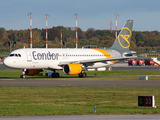 Condor Airbus A320-214 (D-AICP) at  Hamburg - Fuhlsbuettel (Helmut Schmidt), Germany