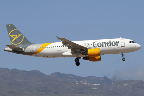 Condor Airbus A320-214 (D-AICP) at  Gran Canaria, Spain