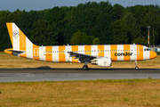 Condor Airbus A320-214 (D-AICU) at  Hamburg - Fuhlsbuettel (Helmut Schmidt), Germany