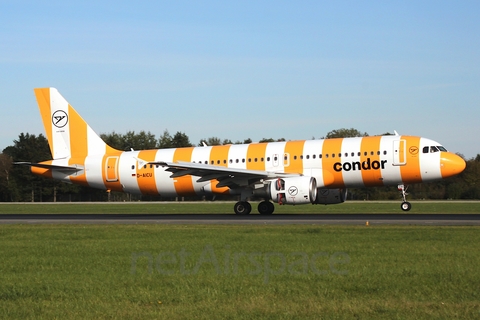 Condor Airbus A320-214 (D-AICU) at  Hamburg - Fuhlsbuettel (Helmut Schmidt), Germany