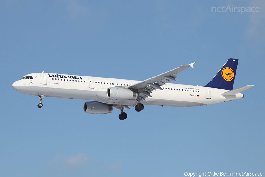 Lufthansa Airbus A321-231 (D-AIDA) | Photo 42953