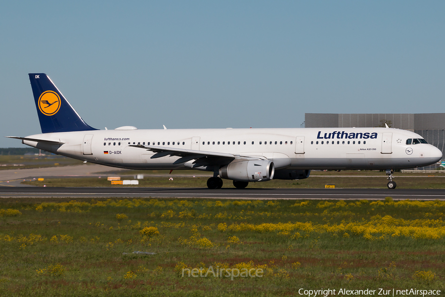 Lufthansa Airbus A321-231 (D-AIDK) | Photo 243488