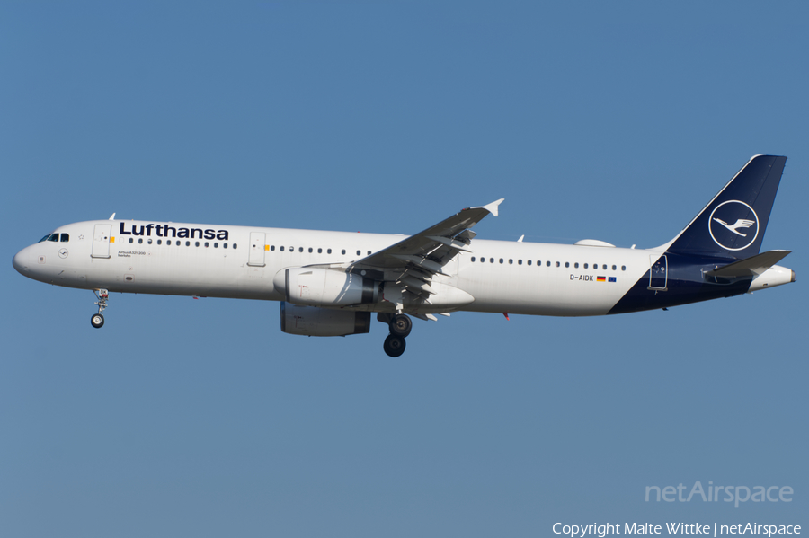 Lufthansa Airbus A321-231 (D-AIDK) | Photo 473353