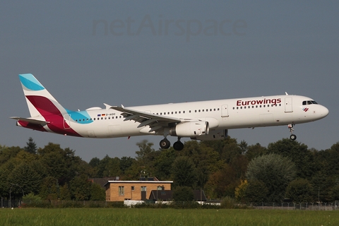 Eurowings Airbus A321-231 (D-AIDO) at  Hamburg - Fuhlsbuettel (Helmut Schmidt), Germany