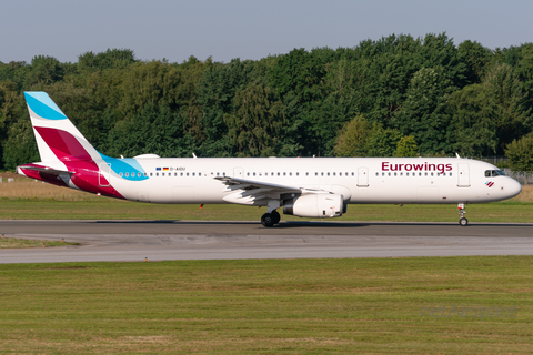 Eurowings Airbus A321-231 (D-AIDU) at  Hamburg - Fuhlsbuettel (Helmut Schmidt), Germany