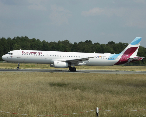 Eurowings Airbus A321-231 (D-AIDU) at  Hamburg - Fuhlsbuettel (Helmut Schmidt), Germany