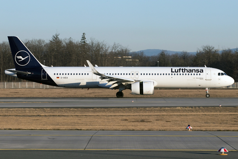 Lufthansa Airbus A321-271NX (D-AIEA) at  Frankfurt am Main, Germany