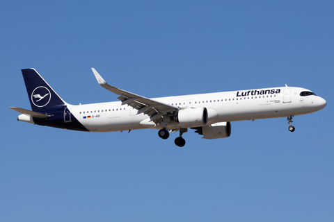 Lufthansa Airbus A321-271NX (D-AIEI) at  Tenerife Sur - Reina Sofia, Spain