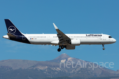 Lufthansa Airbus A321-271NX (D-AIEI) at  Tenerife Sur - Reina Sofia, Spain