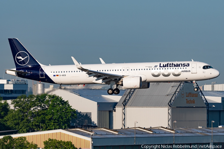 Lufthansa Airbus A321-271NX (D-AIEQ) | Photo 681336