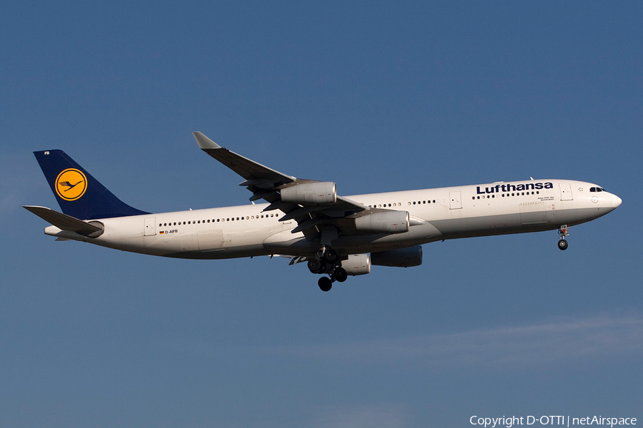 Lufthansa Airbus A340-313X (D-AIFB) | Photo 272425