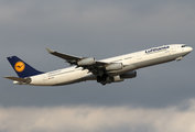 Lufthansa Airbus A340-313X (D-AIFC) at  Dallas/Ft. Worth - International, United States