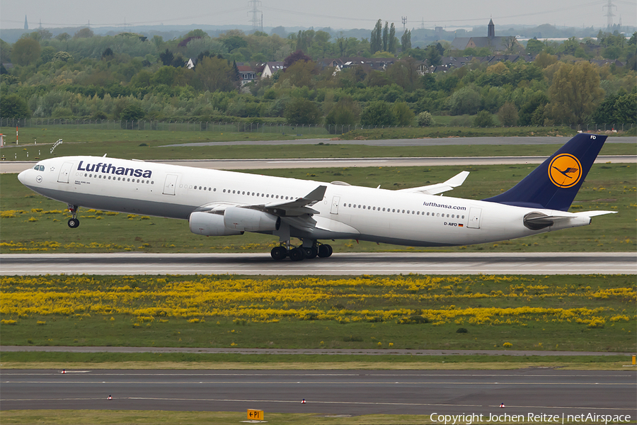 Lufthansa Airbus A340-313X (D-AIFD) | Photo 75493