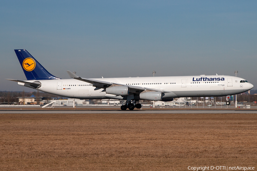 Lufthansa Airbus A340-313X (D-AIFD) | Photo 237431