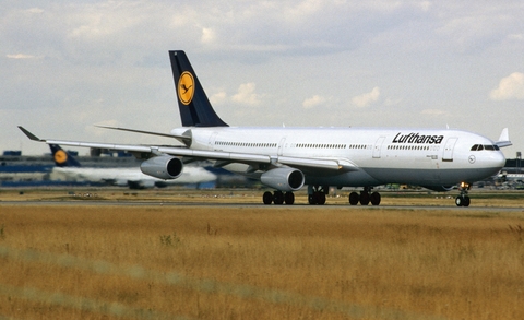 Lufthansa Airbus A340-311 (D-AIGK) at  Frankfurt am Main, Germany