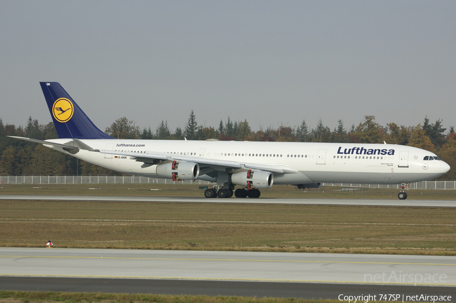 Lufthansa Airbus A340-311 (D-AIGK) | Photo 46867