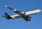Lufthansa Airbus A340-313X (D-AIGM) at  Dallas/Ft. Worth - International, United States