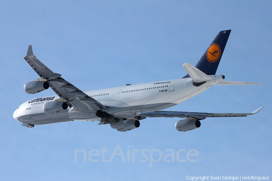 Lufthansa Airbus A340-313X (D-AIGS) | Photo 22741