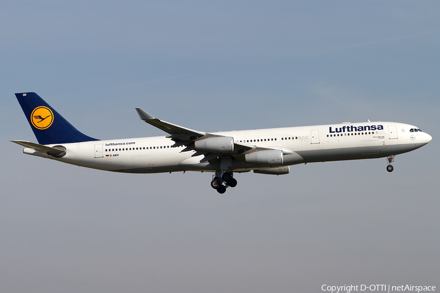 Lufthansa Airbus A340-313X (D-AIGV) | Photo 490648