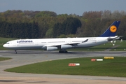 Lufthansa Airbus A340-313X (D-AIGV) at  Hamburg - Fuhlsbuettel (Helmut Schmidt), Germany