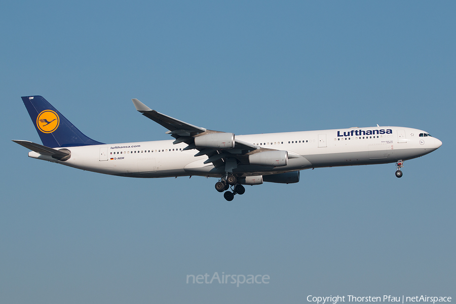 Lufthansa Airbus A340-313X (D-AIGW) | Photo 62124