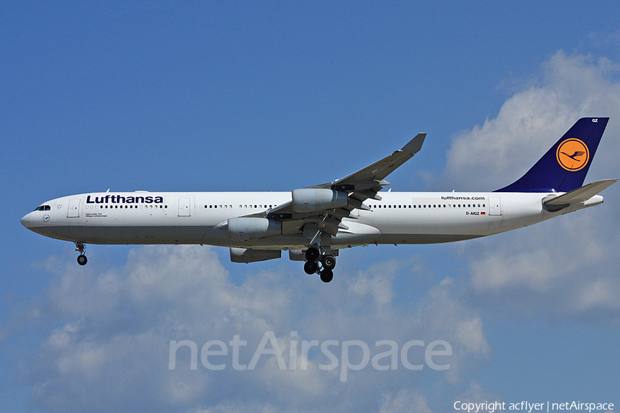 Lufthansa Airbus A340-313X (D-AIGZ) | Photo 167152