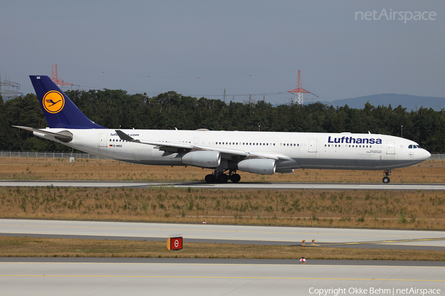 Lufthansa Airbus A340-313X (D-AIGZ) | Photo 36994