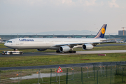 Lufthansa Airbus A340-642 (D-AIHB) at  Frankfurt am Main, Germany