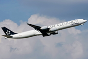 Lufthansa Airbus A340-642 (D-AIHC) at  Frankfurt am Main, Germany