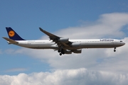 Lufthansa Airbus A340-642 (D-AIHD) at  Frankfurt am Main, Germany