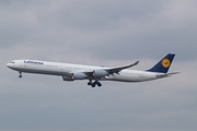 Lufthansa Airbus A340-642 (D-AIHD) at  Frankfurt am Main, Germany