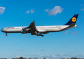 Lufthansa Airbus A340-642 (D-AIHD) at  Hamburg - Fuhlsbuettel (Helmut Schmidt), Germany