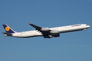 Lufthansa Airbus A340-642 (D-AIHE) at  Frankfurt am Main, Germany