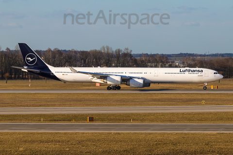 Lufthansa Airbus A340-642 (D-AIHI) at  Munich, Germany