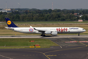 Lufthansa Airbus A340-642 (D-AIHK) at  Dusseldorf - International, Germany