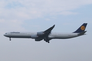 Lufthansa Airbus A340-642 (D-AIHK) at  Frankfurt am Main, Germany