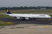 Lufthansa Airbus A340-642 (D-AIHM) at  Dusseldorf - International, Germany