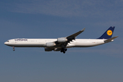 Lufthansa Airbus A340-642 (D-AIHM) at  Frankfurt am Main, Germany