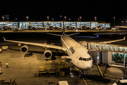 Lufthansa Airbus A340-642 (D-AIHM) at  Munich, Germany