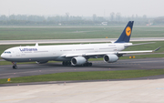 Lufthansa Airbus A340-642 (D-AIHO) at  Dusseldorf - International, Germany