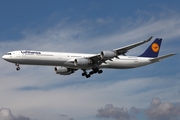 Lufthansa Airbus A340-642 (D-AIHO) at  Frankfurt am Main, Germany