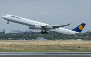 Lufthansa Airbus A340-642 (D-AIHR) at  Dusseldorf - International, Germany